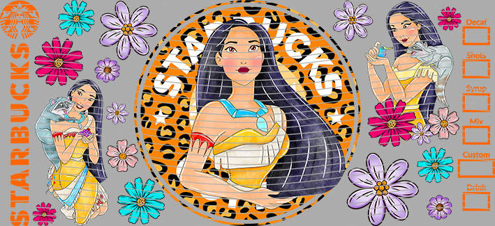 16oz Disney style-D-2376
